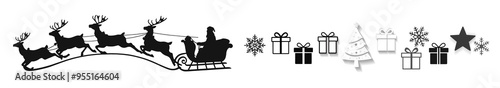 Christmas gifts as flat-sty...