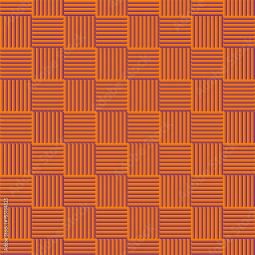Halloween seamless pattern.Lattice geometric line repeat pattern.Vector graphic illustration background.