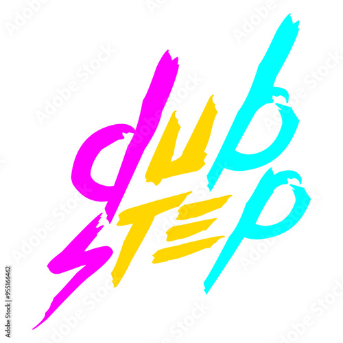 Dub Step Techno Hard Style Logo Text Quote Saying Letters Design DJ Mixing Console Vinyl Record Music Night Party Dancing Clubbers Raver Cool Dance Fun Sounds Disco Rave Club Festival Concert Lovers