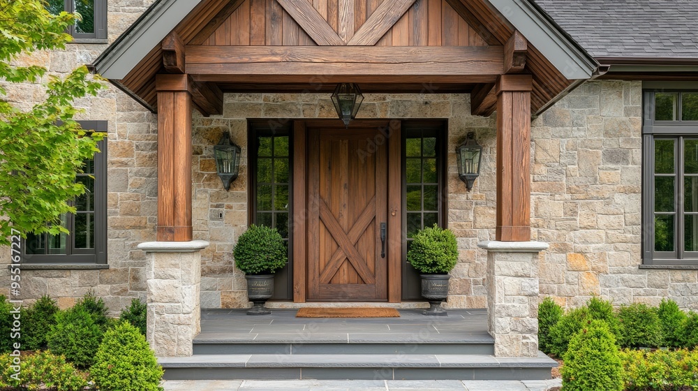 Fototapeta premium entrance to the house