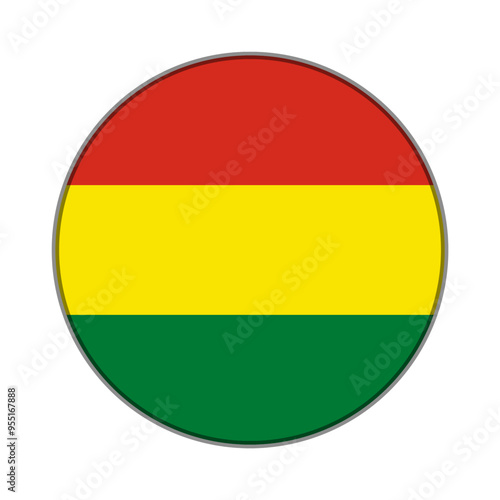 The flag of Bolivia. Flag icon. Standard color. Round flag. Computer illustration. Digital illustration. Vector illustration. Free Download The flag of Bolivia. Flag icon. Standard color. Round flag. Computer illustration. Digital illustration. Vector illustration. - GFXLoad