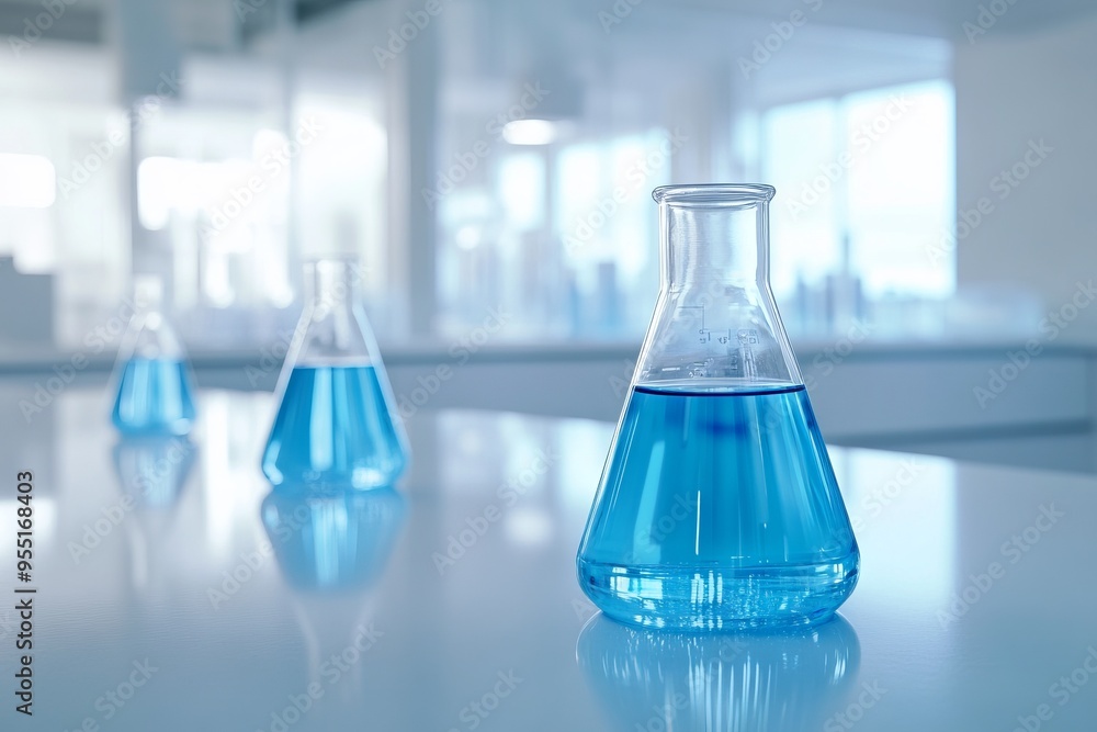 Scientific Precision in a Modern Laboratory Setting. AI generated illustration Scientific Precision in a Modern Laboratory Setting. AI generated illustration