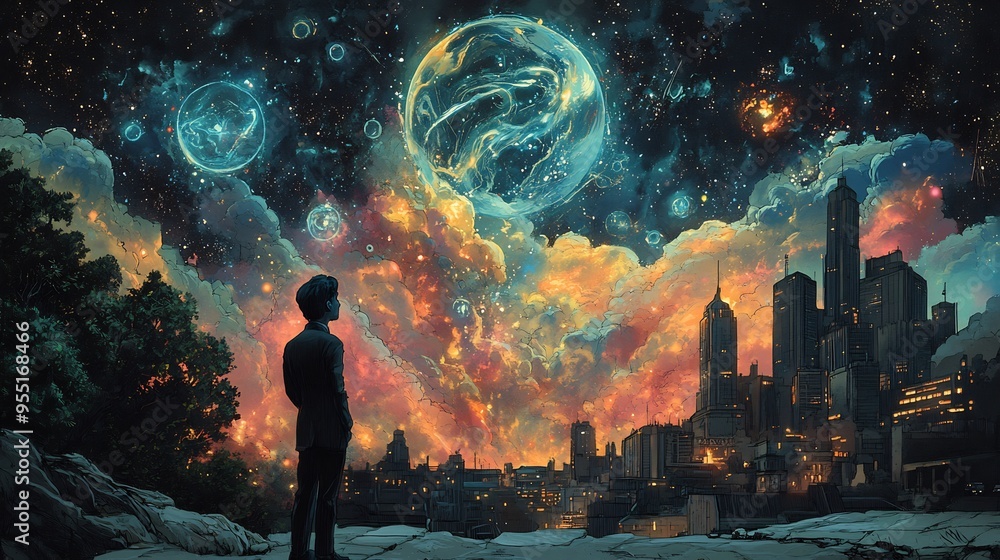 Illustrated mind map quantum paradoxes and their implications for understanding reality and the nature of existence Illustrated mind map quantum paradoxes and their implications for understanding reality and the nature of existence