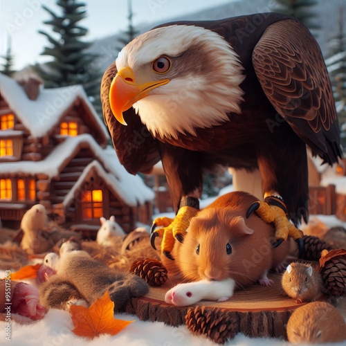 278 Eagles Eagles have been known to attack and eat small pets l photo