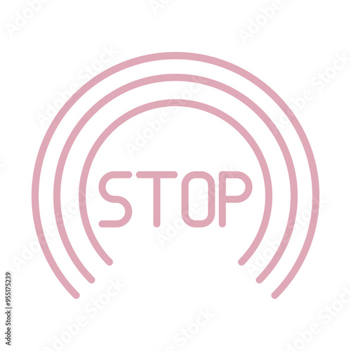 Stop icon design