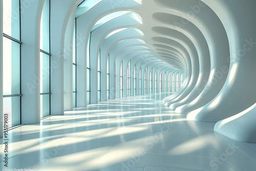 Wallpaper Mural Abstract Light Patterns Modern Art Gallery Dynamic light patterns Torontodigital.ca