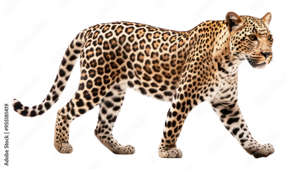 Fototapeta premium PNG Leopard leopard wildlife cheetah.