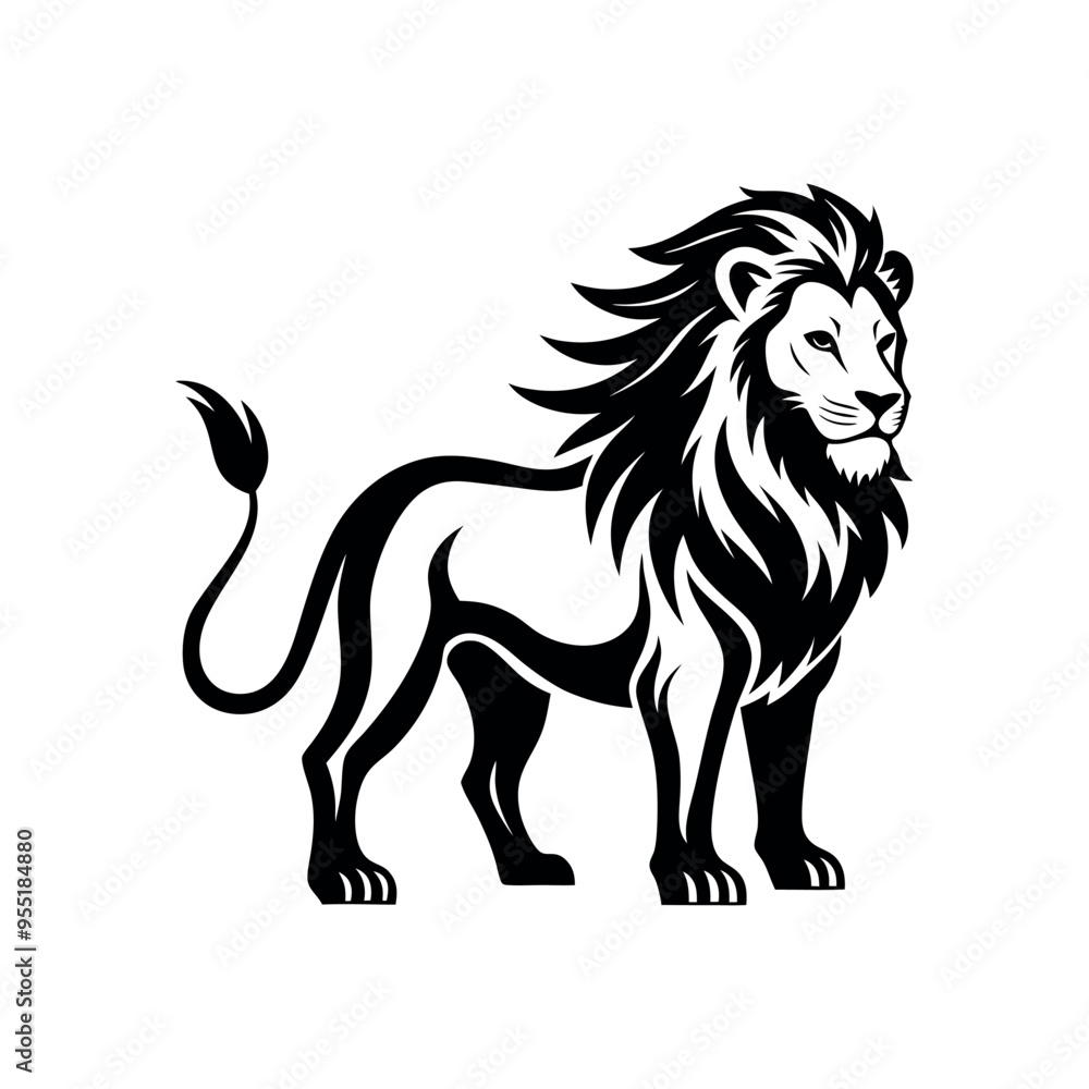 lion vector art illustration lion vector art illustration