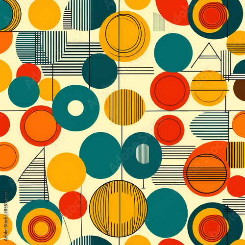 seamless pattern with circles