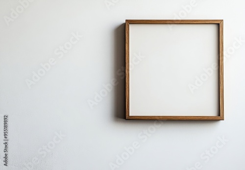 Elegant Home Decor Highlighting a painting Frame Adorned with Minimalism background, Graphic Resources, Wallpapers, Brochure, Advertising,