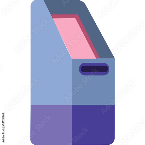 Atm machine vector bank icon isolated on white