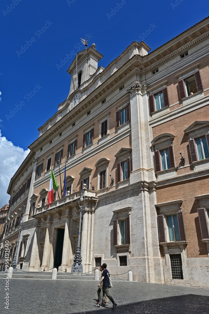 Fototapeta premium Roma, il Palazzo di Montecitorio