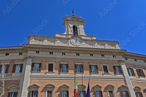 Roma, il Palazzo di Montecitorio photo