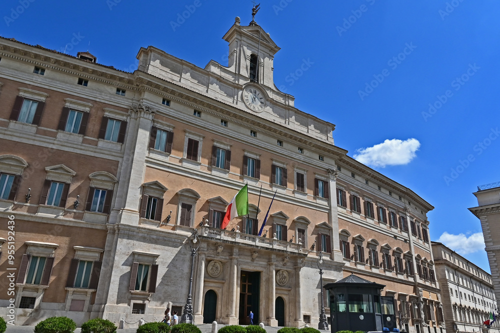 Fototapeta premium Roma, il Palazzo di Montecitorio