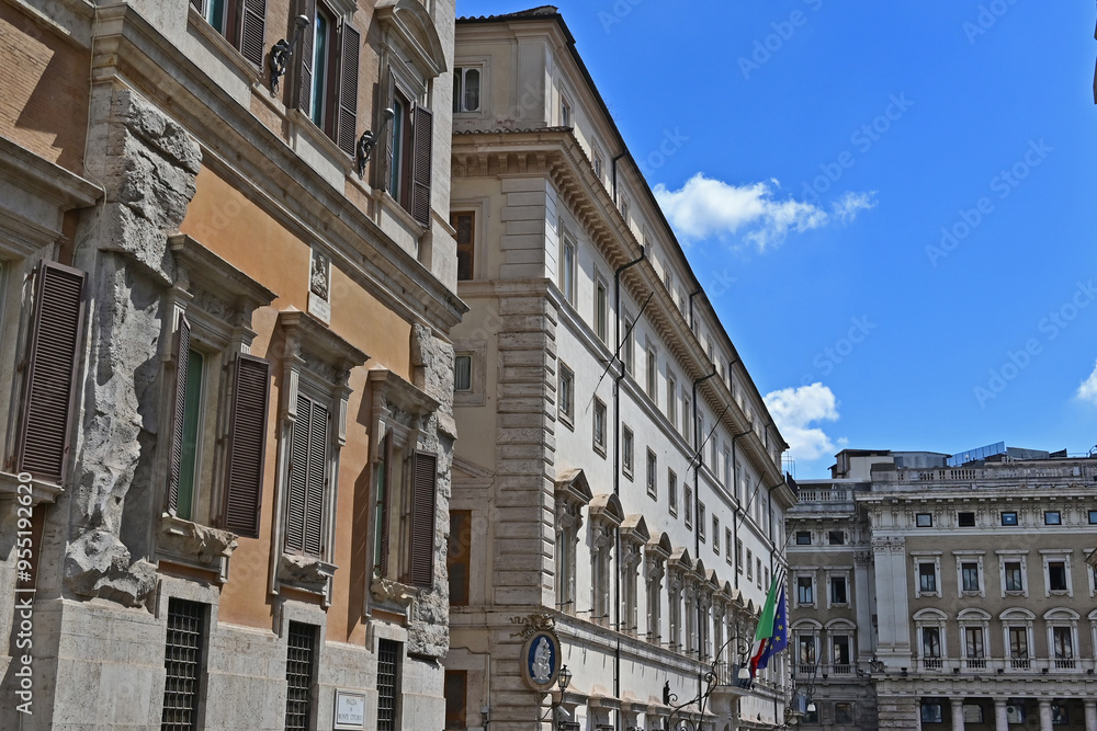 Fototapeta premium Roma, Palazzo Chigi