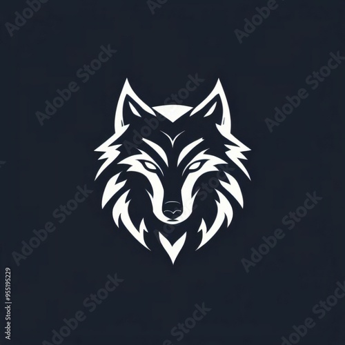 Wolf logo, wolf mascot, wolf illustration	