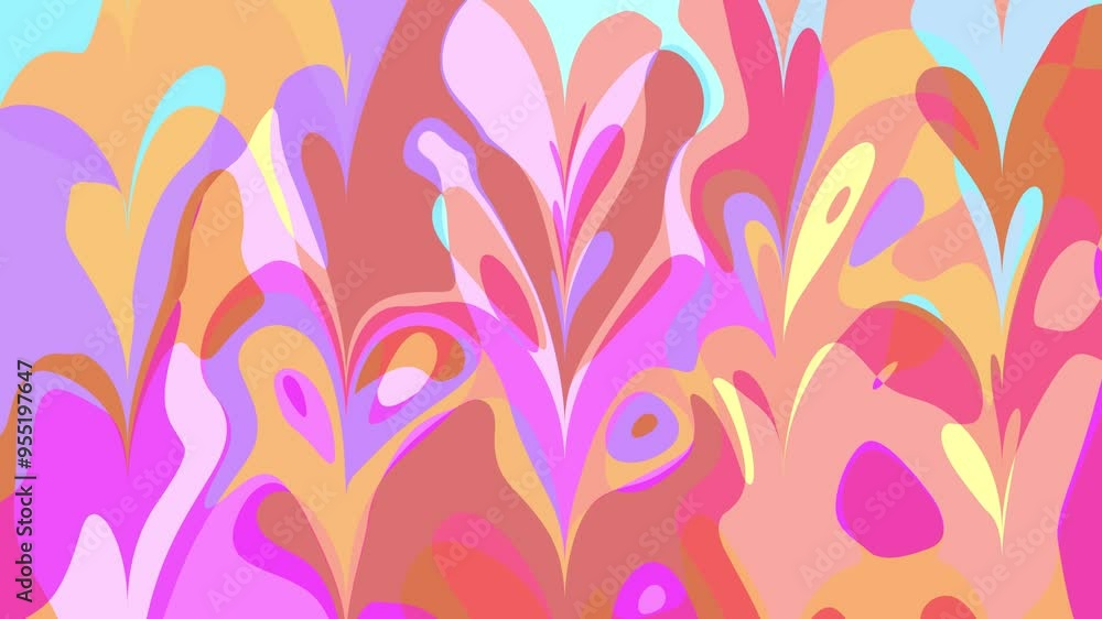 Colorful Abstract background animation video Colorful Abstract background animation video