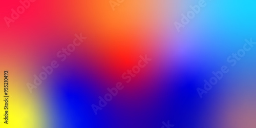 Light Blue, pink, red vector gradient blur backdrop. Abstract noise background with a blue, and multi gradient for appealing and modern aesthetic Gradient red, blue pink blur abstract background .