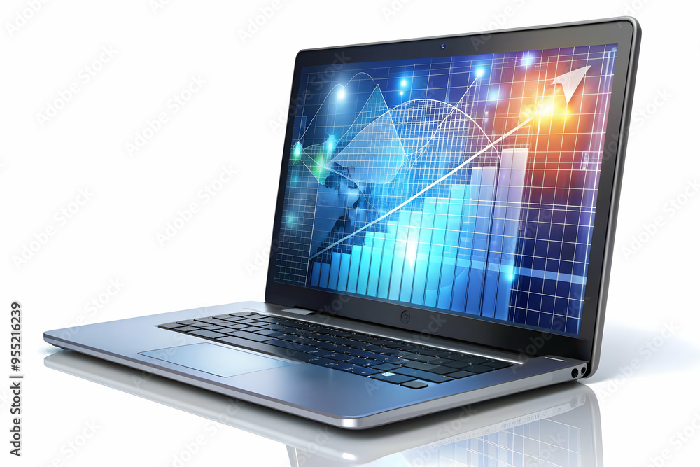 3D Keyboard with Holographic Shortcuts Floating Above Keys - Futuristic Technology Concept on White Surface with Copy Space 3D Keyboard with Holographic Shortcuts Floating Above Keys - Futuristic Technology Concept on White Surface with Copy Space