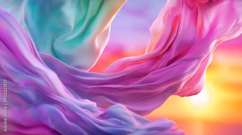 A cloth bag mockup with an image of a vibrant sunrise over a lush, green landscape, symbolizing hope for a sustainable future. A cloth bag mockup with an image of a vibrant sunrise over a lush, green landscape, symbolizing hope for a sustainable future.