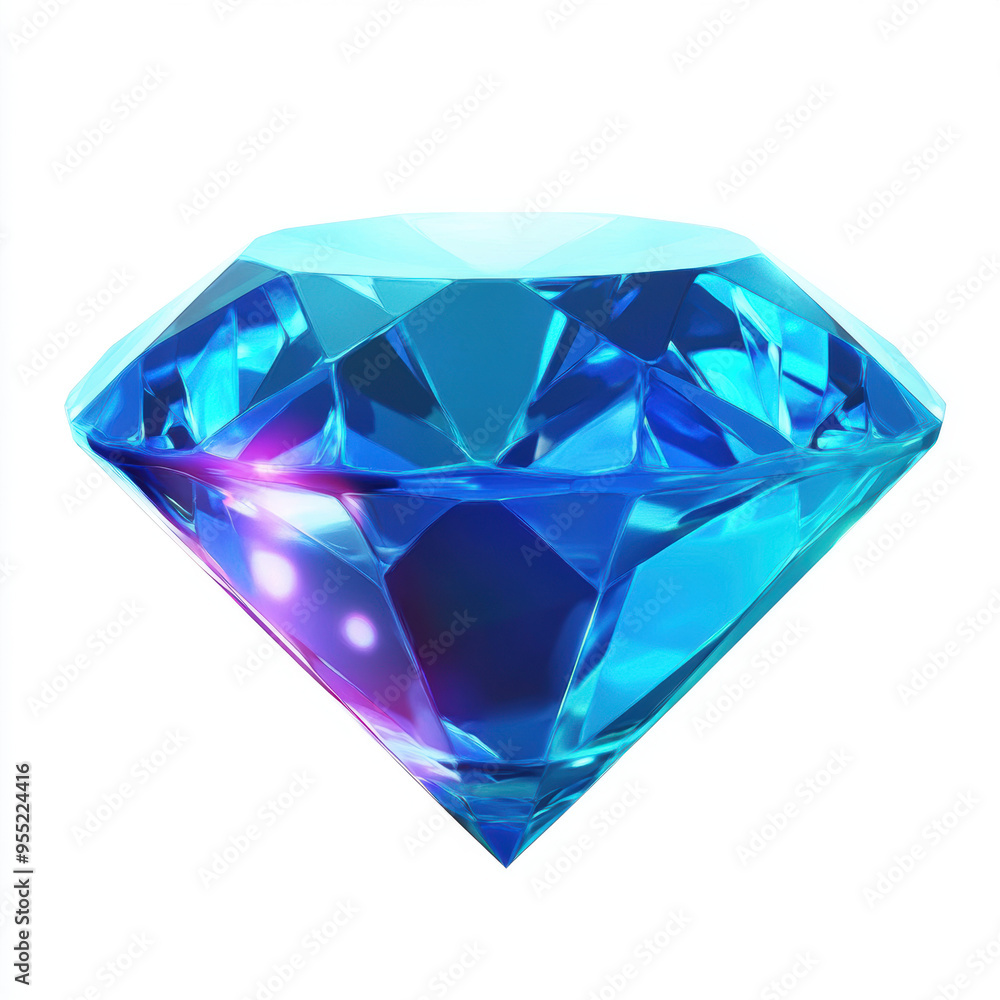 Blue Diamond Gemstone. Blue Diamond Gemstone.