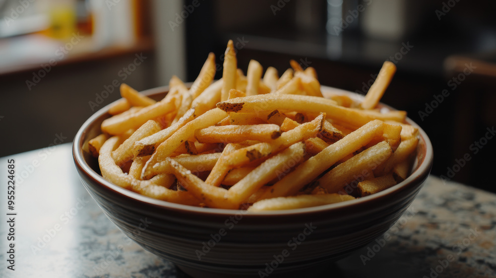 Crispy French Fries. Crispy French Fries.