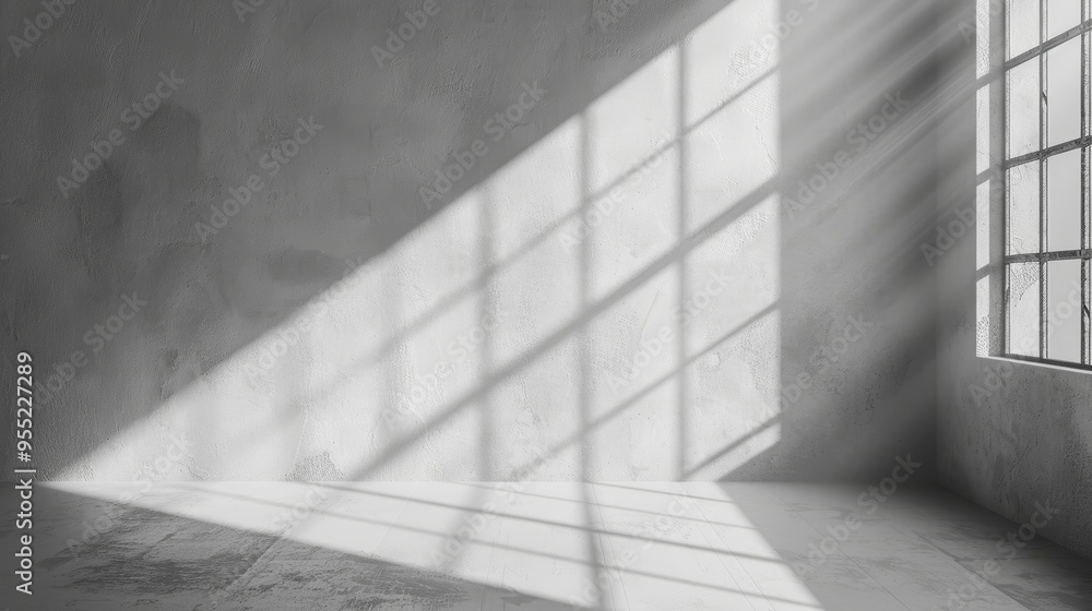 abstract. minimalistic background for product presentation. walls in large empty room. can full of sunlight. Loft wall or minimalist wall. Shadow, light from windows to plaster wall. abstract. minimalistic background for product presentation. walls in large empty room. can full of sunlight. Loft wall or minimalist wall. Shadow, light from windows to plaster wall.