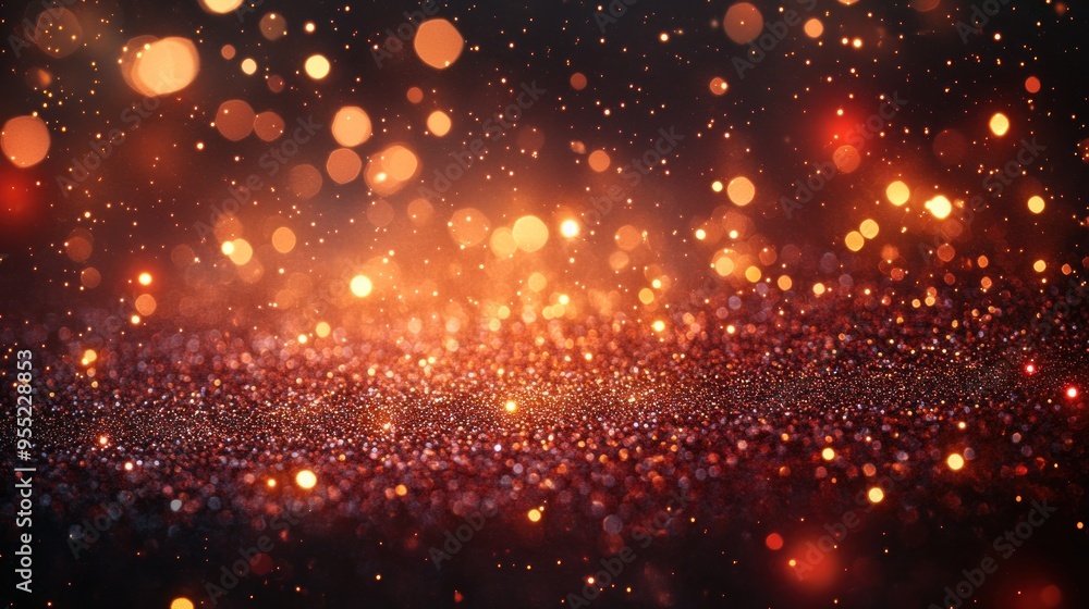 Fototapeta premium Christmas-themed abstract background .