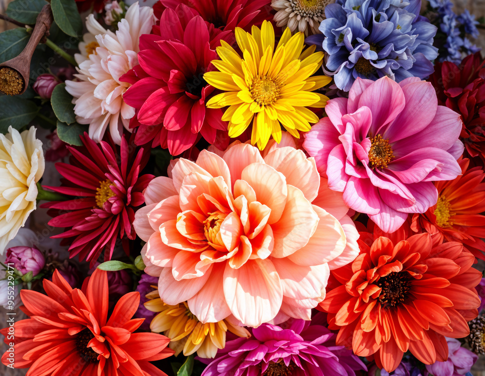 Obraz premium Artistic floral background