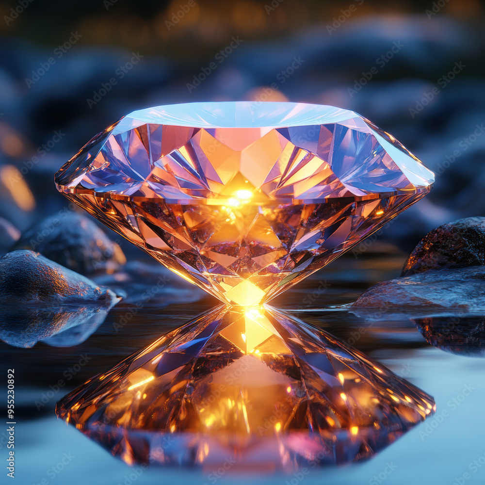 Diamond in Water. Diamond in Water.