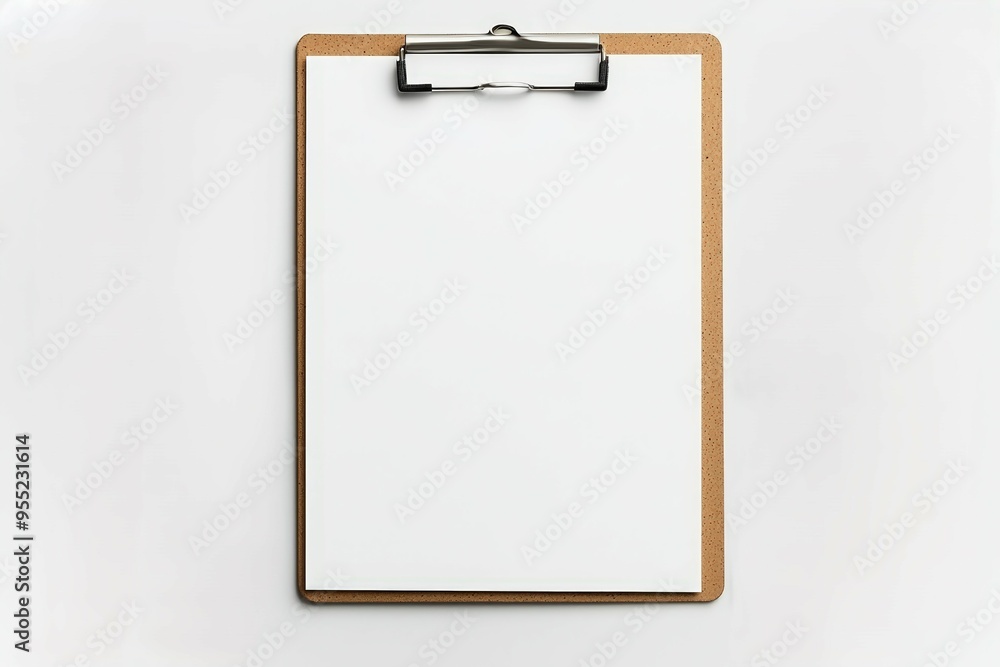 A clean clipboard with blank paper and writing tools, ideal for creative projects, notes, and office environments. A clean clipboard with blank paper and writing tools, ideal for creative projects, notes, and office environments.