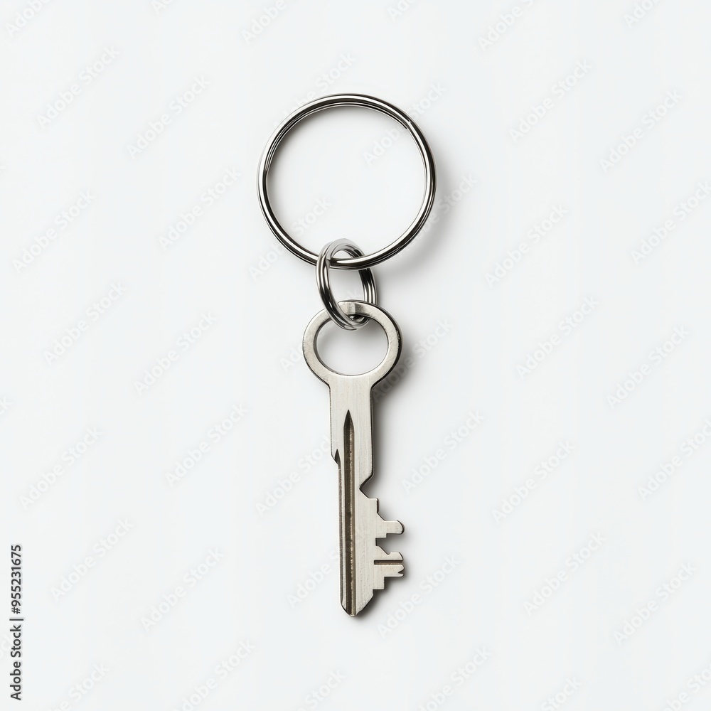 A close-up image of a single silver key on a metal keyring, symbolizing security and access. A close-up image of a single silver key on a metal keyring, symbolizing security and access.