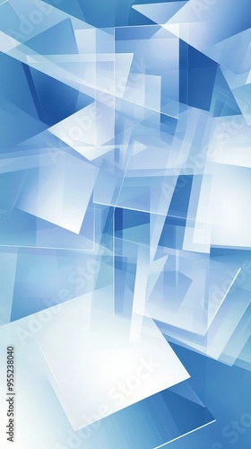 Abstract transparent overlapping background. Technology background with overlapped geometric squares
