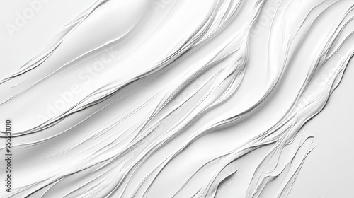 White cream texture stroke composition background. Skincare cosmetic product swatch.