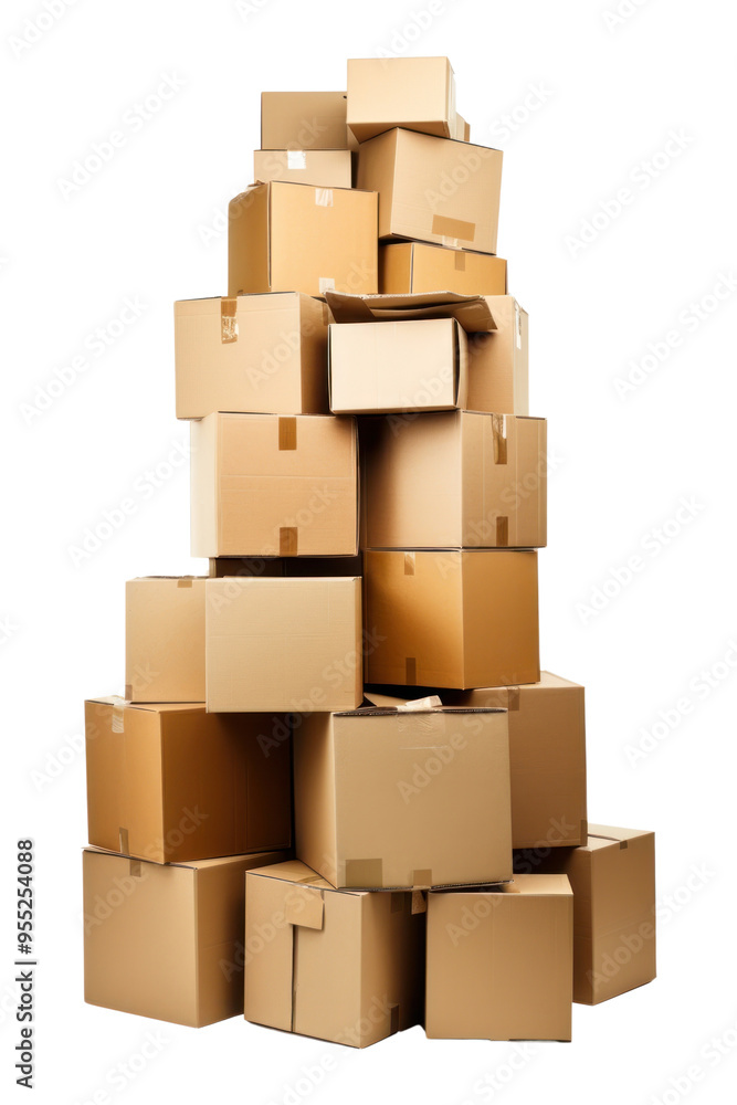 PNG Cardboard box carton white background delivering. PNG Cardboard box carton white background delivering.