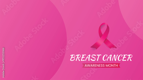 International day against breast cancer. Background Breast cancer awareness month October with ribbon.