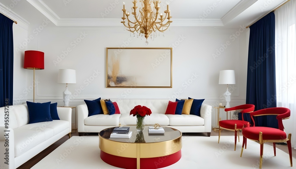 Photo interior modern design room 3d illustration Photo interior modern design room 3d illustration