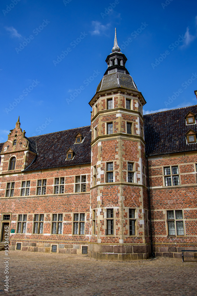 Frederiksborg Castle, the seat of the Danish kings in Hillerod, Denmark Frederiksborg Castle, the seat of the Danish kings in Hillerod, Denmark