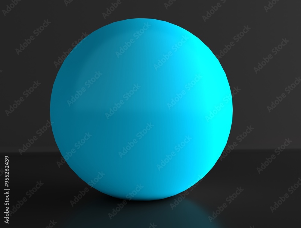 Blue ball on black background. Blue sphere isolated. Blue ball on black background. Blue sphere isolated.