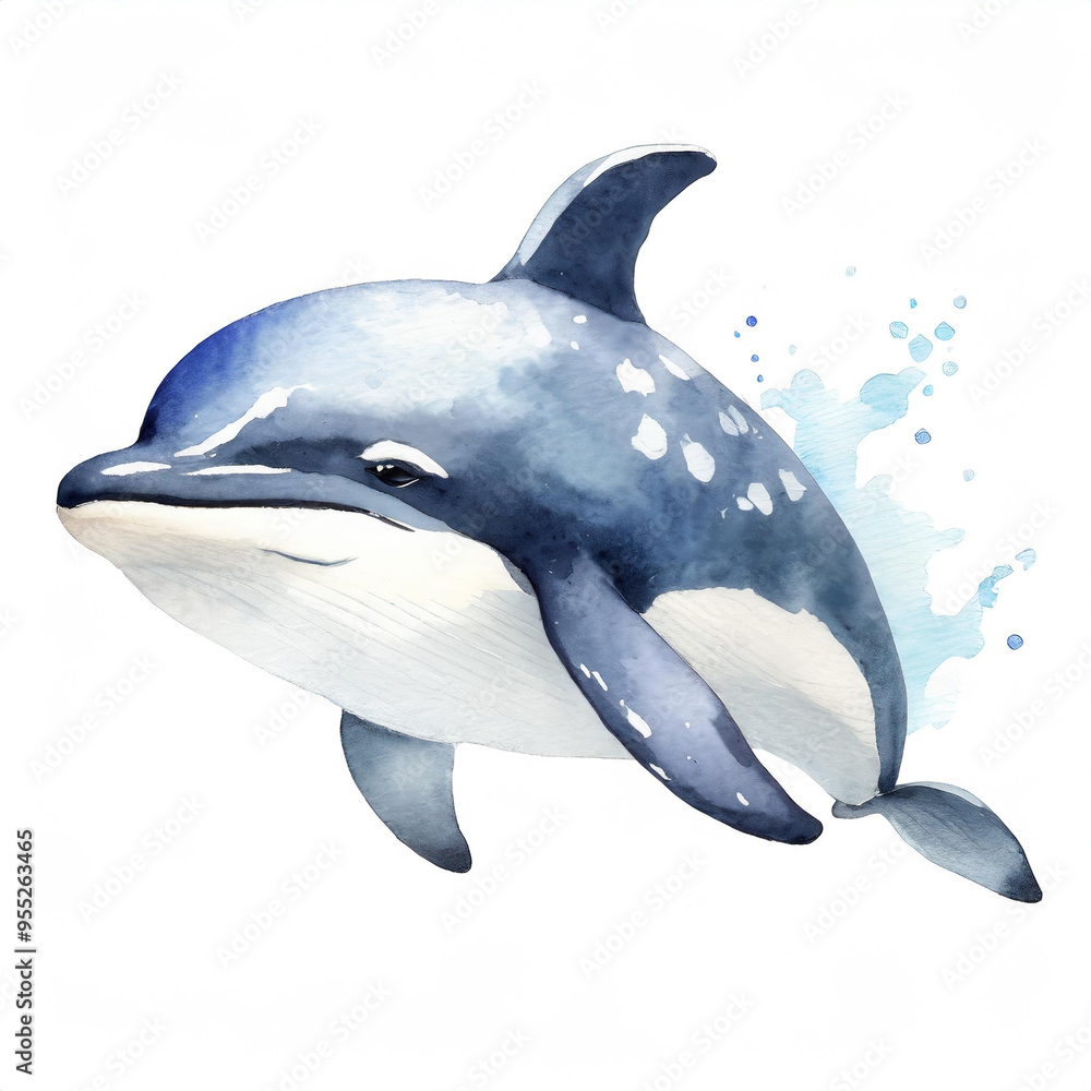 Obraz premium Namalowana orka ilustracja