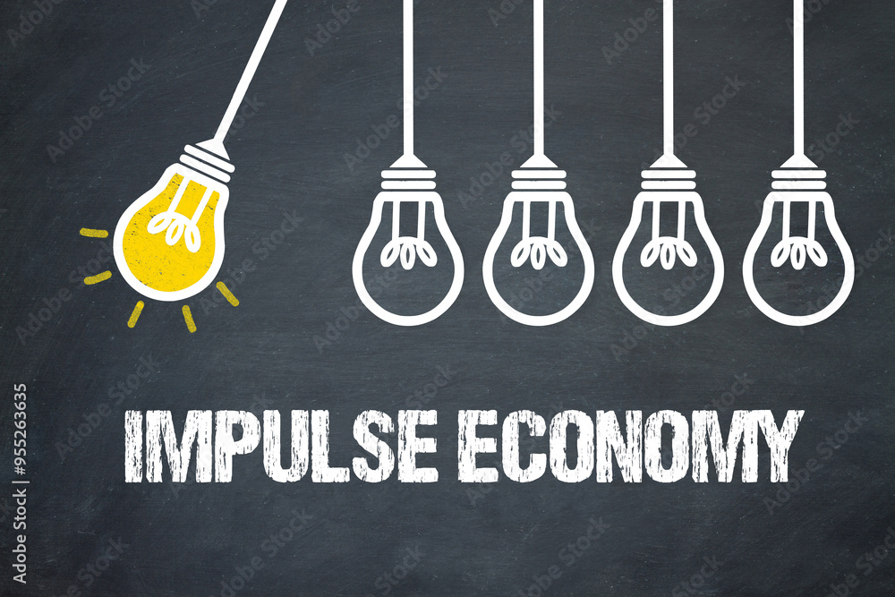 Fototapeta premium Impulse Economy 