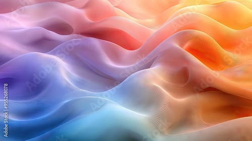 Soft and liquid color waves background