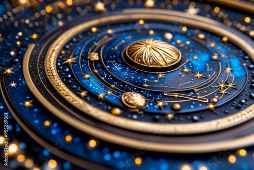 Wallpaper Mural Zodiac signs in a cosmic tapestry, captured in an artwork where the zodiac signs are woven into a tapestry of stars and constellations, symbolizing the interconnectedness of the universe Torontodigital.ca