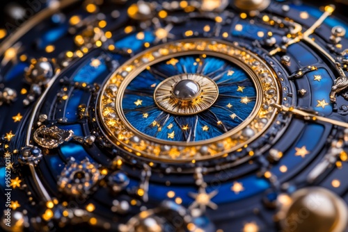 Wallpaper Mural Zodiac signs in a cosmic tapestry, captured in an artwork where the zodiac signs are woven into a tapestry of stars and constellations, symbolizing the interconnectedness of the universe Torontodigital.ca