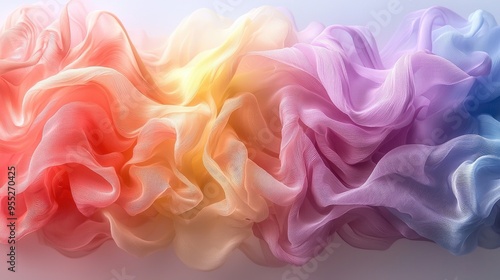 Soft and liquid color waves background