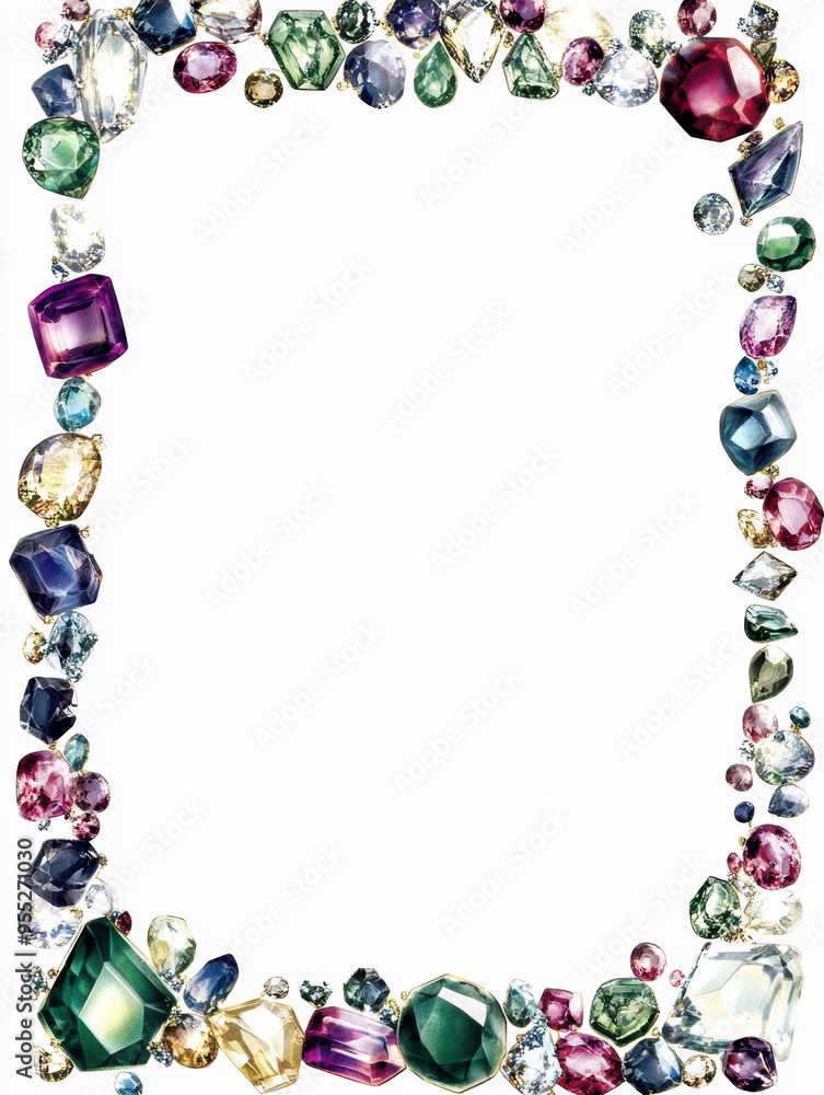 Gemstone Border. Gemstone Border.