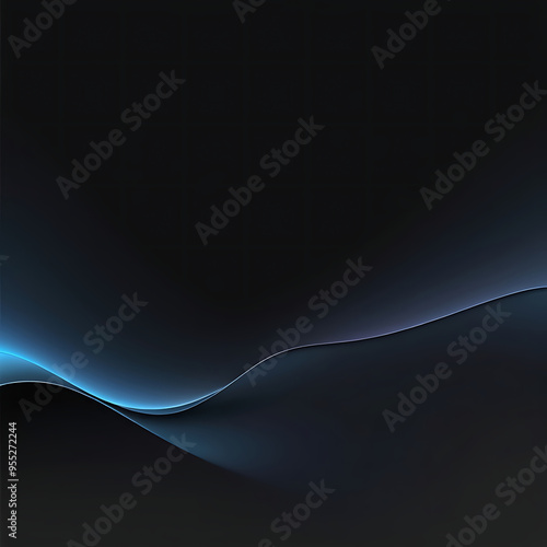 Abstract black blue gradient background texture luxury studio dark soft wallpaper. ai