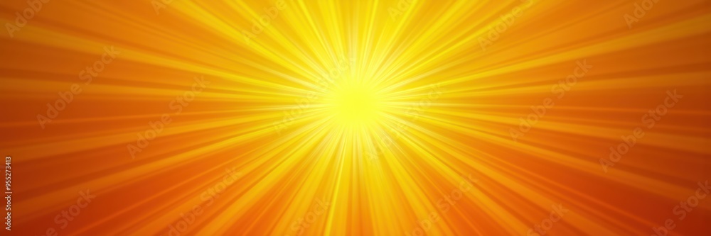 Bright, radiant sunburst effect in vibrant yellows and oranges, perfect for uplifting designs, backgrounds, or energy-related themes. Bright, radiant sunburst effect in vibrant yellows and oranges, perfect for uplifting designs, backgrounds, or energy-related themes.
