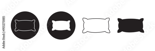 Vector Design Pillowcase Icon Set Style