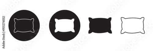 pillow icon set. EPS 10